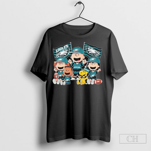 Snoopy And Friends Fan The Peanuts Philadelphia Eagles Philly T Shirt