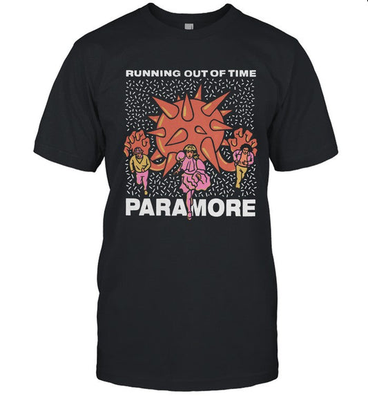 Limited Paramore Running Out Of Time Cartoon Shirt