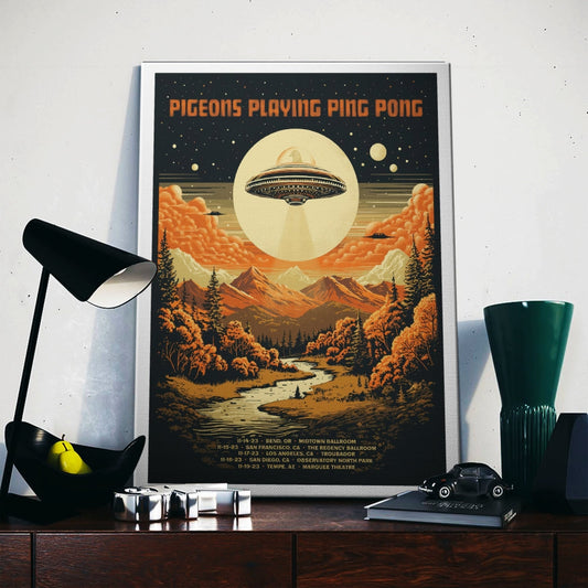 Pigeons Playing Ping Pong The Regency Ballroom San Francisco, CA Nov 15, 2023 Canvas