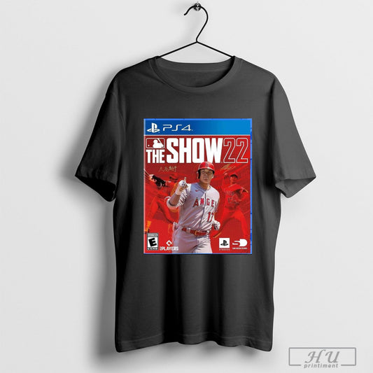 Ps4 Mlb The Show 2022 Shohei Ohtani Los Angeles Angels Signature Poster T Shirt Sweatshirt