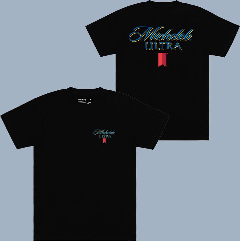 Michelob Ultra T-shirt- 2 Side - Unisex Appeal - Trendy Styles Available - Your Size Here - Timeless Treasures - Multiple Colorways