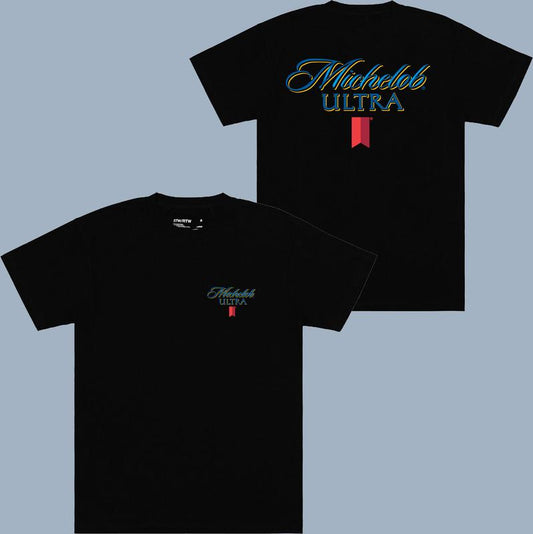 Michelob Ultra T-shirt- 2 Side - Unisex Appeal - Trendy Styles Available - Your Size Here - Timeless Treasures - Multiple Colorways