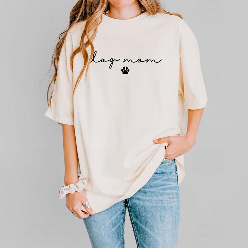 Dog Mom Shirt, Dog Mom T-Shirt, Dog Mom Shirts, Dog Mom Tee, Dog Mama Shirt, Dog Lover Gifts, Pet Lover T-shirt, Dog Owner Outfits, Dog Mama Clothing, Dog Mom Women Top