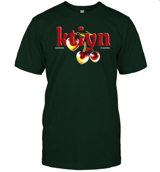 Ktlyn Hunter Green Cherry Shirt