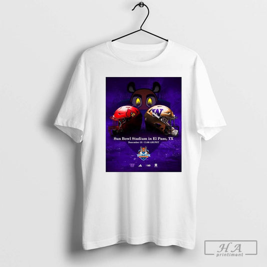 Poster Louisville Cardinals Vs Washington Huskies Tony The Tiger Sun Bowl Stadium In El Paso Tx December 31 T Shirt