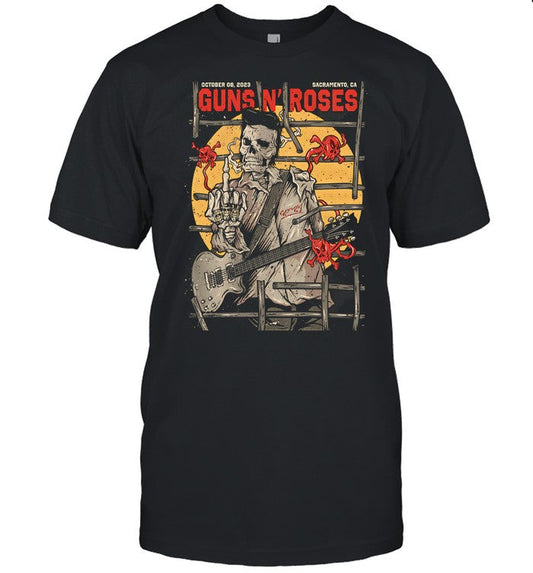 Guns N' Roses Aftershock Festival, Sacramento Ca Oct 8 2023 T Shirt