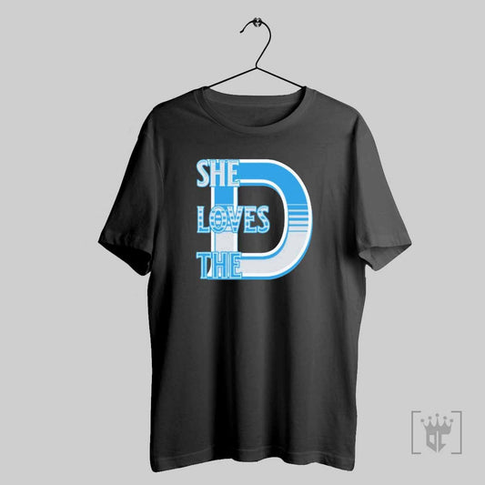 Premium Matt Couch She Loves The D Detroit T Shirts