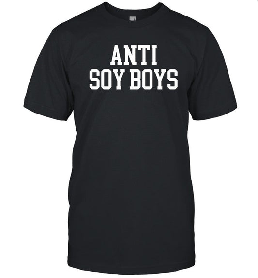 Isabella Maria Deluca T-Shirts Black Anti Soy Boys