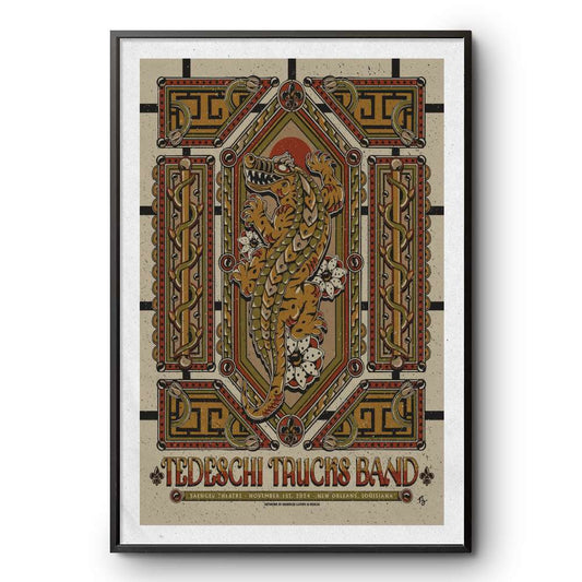 november 1 2024 saenger theatre new orleans tedeschi trucks band poster