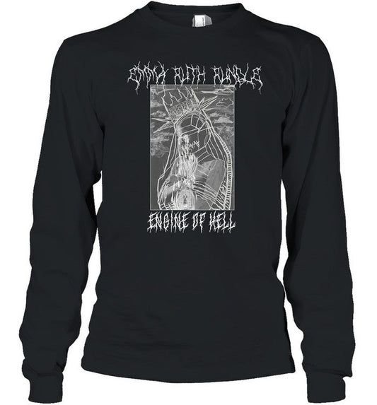 Emma Ruth Rundle Engine of Hell Black Long Sleeve T-Shirt