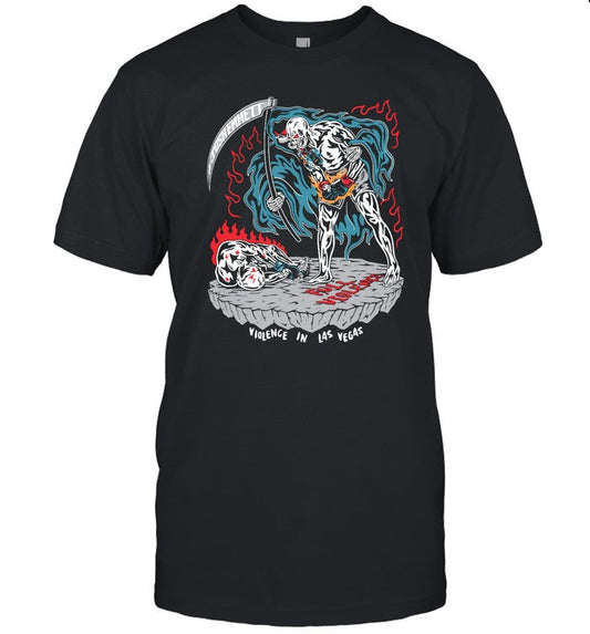 Emmett X Full Violence Collab In Las Vegas Tee