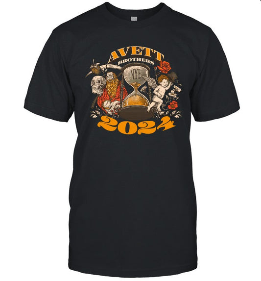 Limited The Avett Brothers New Year'S Eve 2024 Shirt_2
