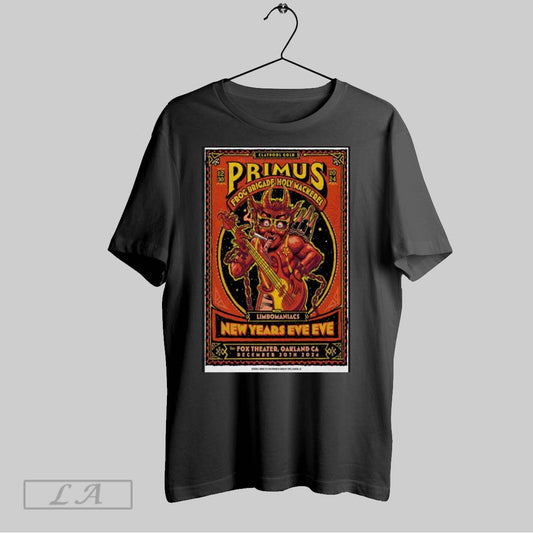 Primus Dec 30 2024 Fox Theater Oakland Ca Poster Shirt