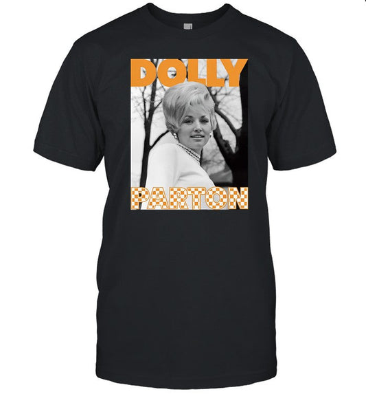 Dolly Parton Tennessee Checkerboard Thrifted Distressed