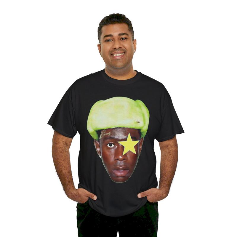 Tyler Star Inspired T-Shirt Y2k 90s Hip-Hop Vibes Heavy Cotton Graphic T-Shirt Tshirt Shirt HipHop Rap Tee Casual Classic Menswear Retro Top Vintage Comfy Streetwear Shortsleeve