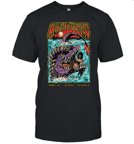 Guns N' Roses Delta Center October 24, 2023 Concert Shirt