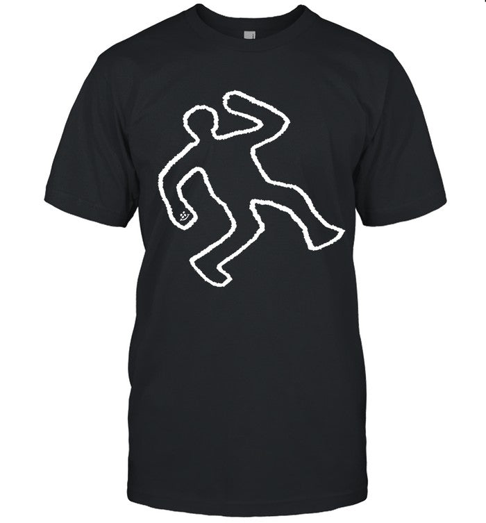 Ericdoa Chalk Outline T-Shirt_1