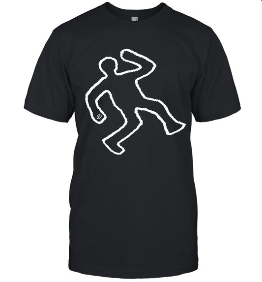Ericdoa Chalk Outline T-Shirt_1