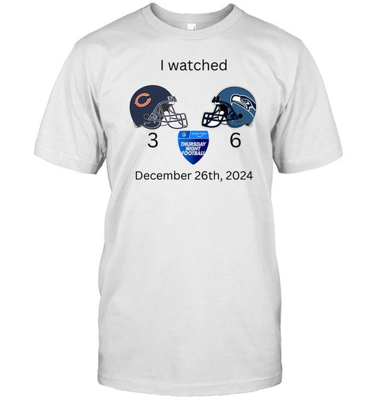 I Watched Thursday Night Football December 26Th 2024 Shirt