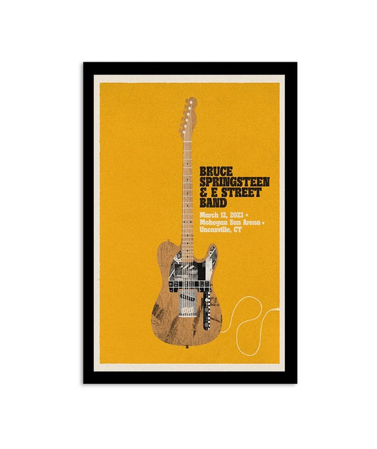 Poster Bruce Springsteen & E Street Band March 12, 2023 Mohegan Sun Arena, Uncasville, CT