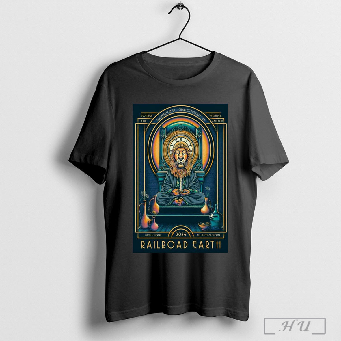 Railroad Earth Jefferson Theater In Charlottesville Va Dec 30 31 2024 Poster T Shirt