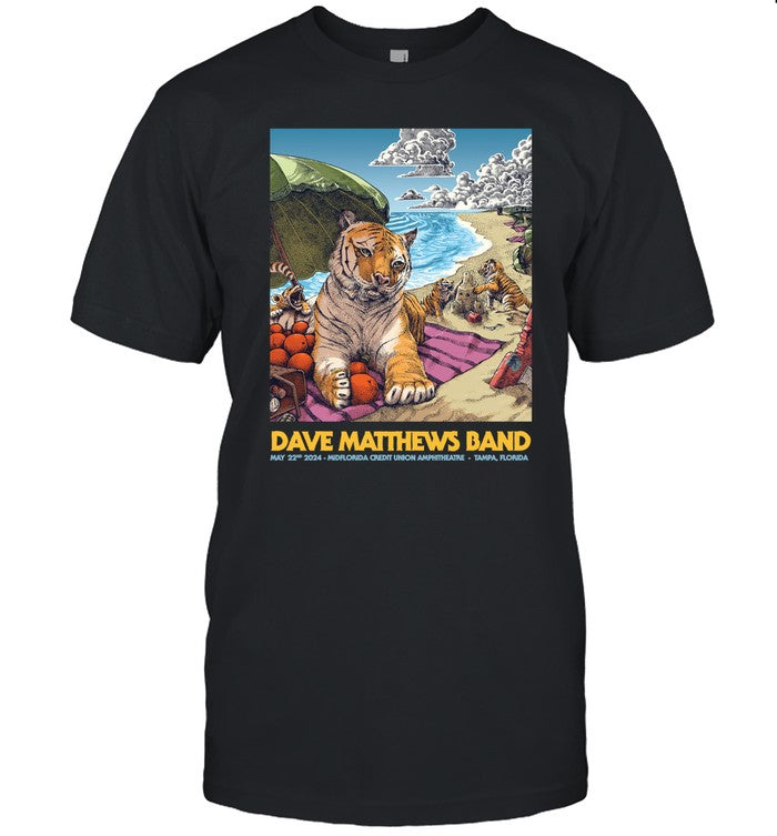 Dave Matthews Band MidFlorida Credit Union Amphitheatre, Tampa, FL May 22, 2024 T-Shirt