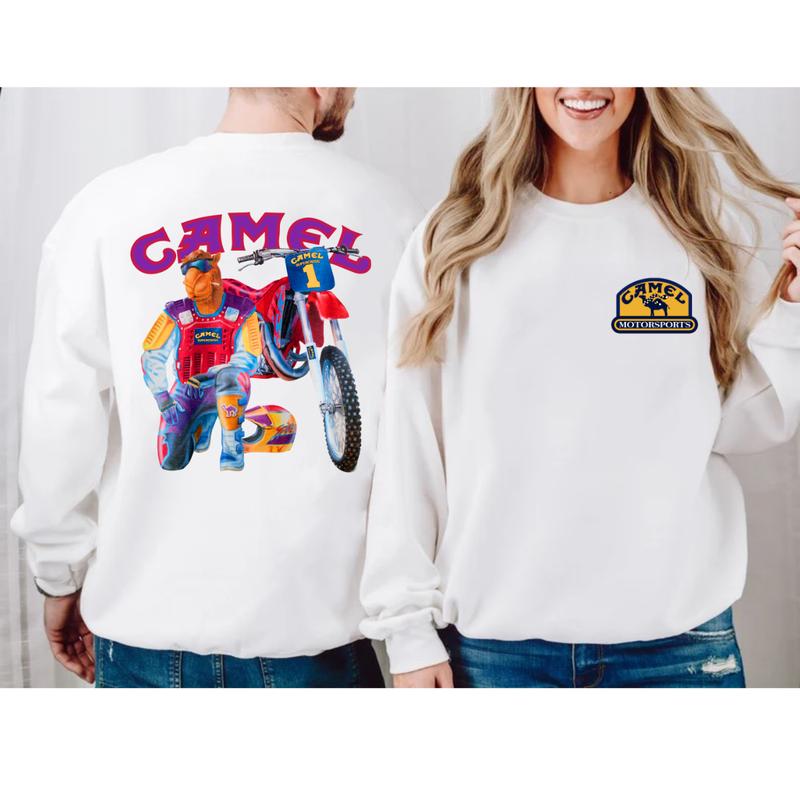Camel Super Cross Vintage Hoodie & Crewneck, Camel Super Cross Racing 1993 Hoodie &  Sweatshirt, For Men & Women