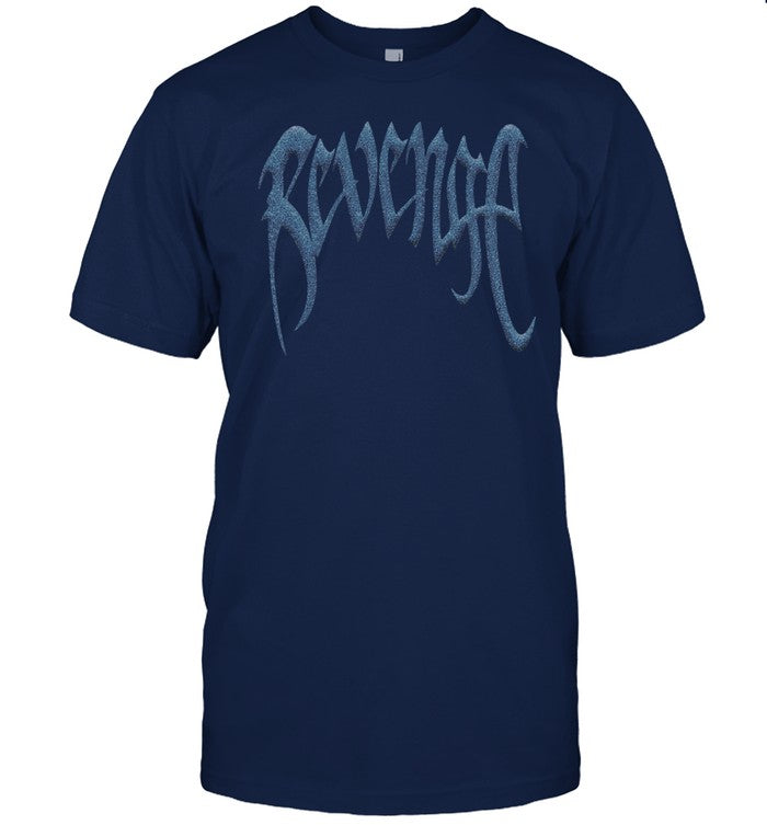 Revenge Glitter Arch Logo Treated Vintage Shirt