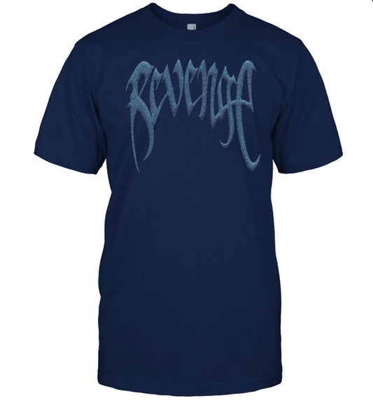 Revenge Glitter Arch Logo Treated Vintage Shirt