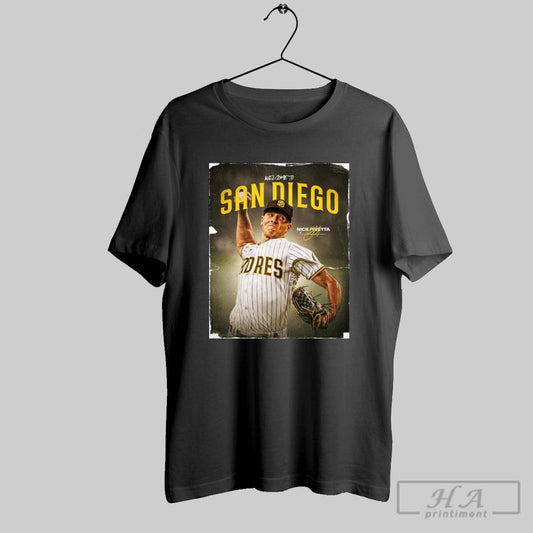 San Diego Padres Signed 4 Year Contract With Nick Pivetta Welcome To San Diego Signature Poster T Shirt