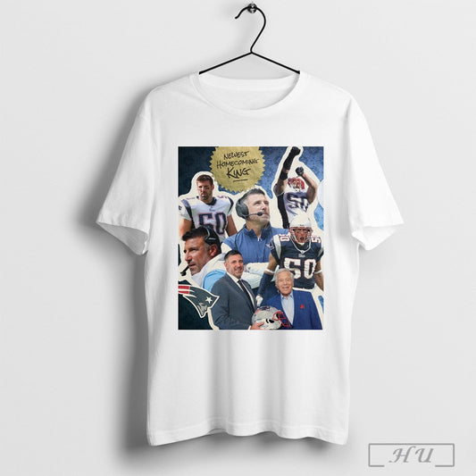 Poster The Patriot Way Four Clubs Are Currently Being Coached Newest Homecoming King Patroits Lions Texans Chargers T Shirt