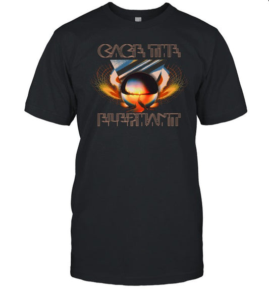 T-Shirt Cage The Elephant Neon Pill Glitch Tour 2024