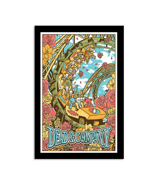 Poster Dead And Company Darien Lake Amphitheater Darien Center New York June 19 2018