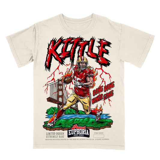 PE George Kittle Planet Euphoria Shirt, Vintage 90s Unisex Tee Various Sizes and Colors - Classic Sport Graphic Tees - Unisex T-shirt For Women And Fo