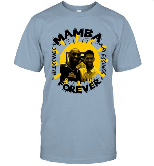 Novak Djokovic Kobe Bryant Mamba Forever New Shirt