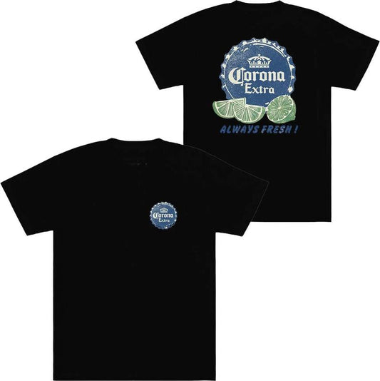 Men's Corona Fresh T-shirt - Unisex Clothing Choices - Cotton-  - Casual Yet Chic - Trendy Styles Available