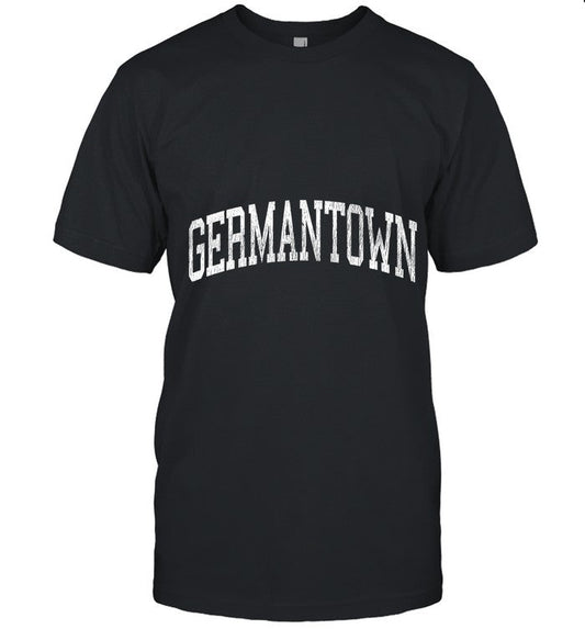 Germantown Maryland MD Vintage Athletic Sports Design Long Sleeve T-Shirt_1