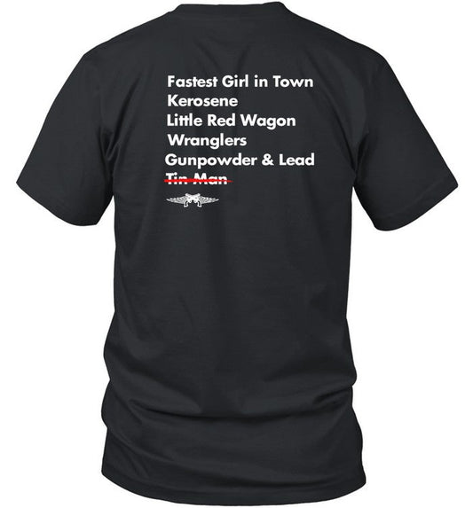 Mirandalambert Choose Wisely Fastest Girl In Town Kerosene Little Red Wagon Wranglers Shirt