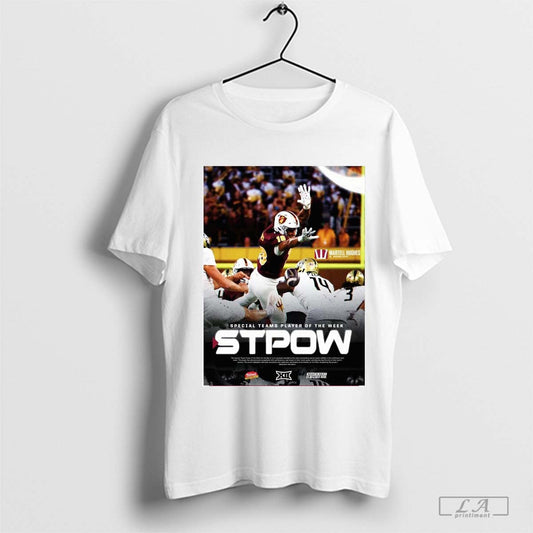 Poster STPOW Big 12 Martell Hughes Arizona State Sun Devils Special Teams Player Of The Week t-shirt
