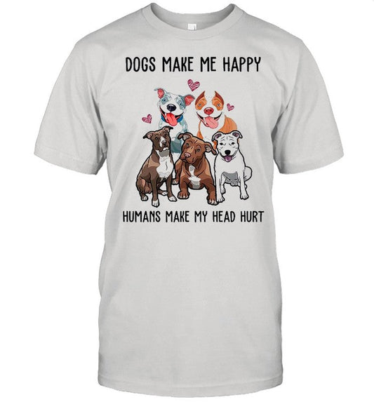 Dogs Make Me Happy Humans Make My Head Hurt 2021 shirt_1