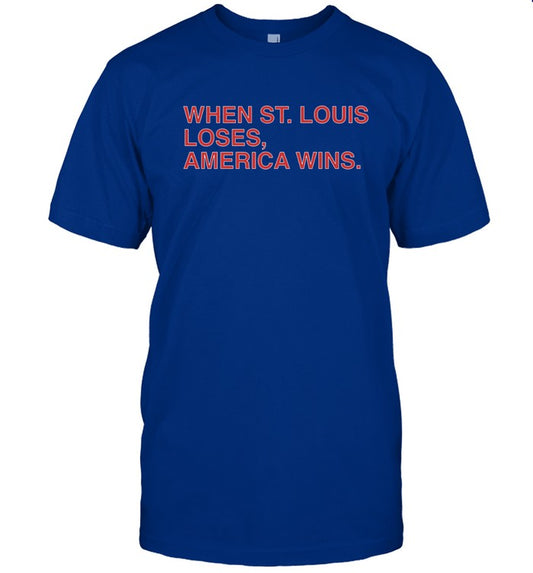 Obvious When St. Louis Loses America Wins Shirts