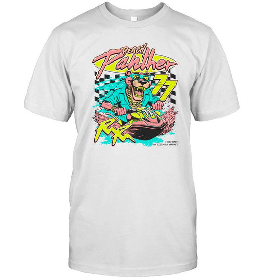 T-Shirt Peach Panther Jet Ski X Szechuan Szechuan Collab Limited