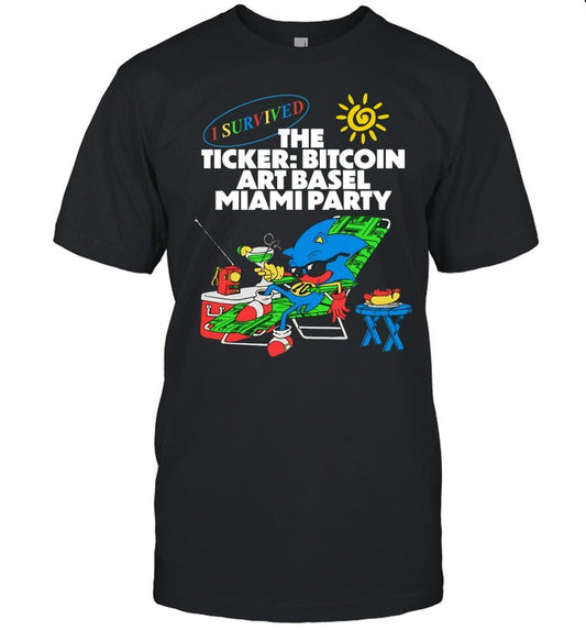Shirt Sprotogremlins I Survived The Ticker Bitcoin Art Basel Miami Party