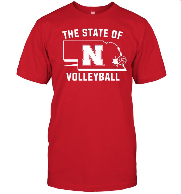 2024 Nebraska The State of Volleyball Shirt
