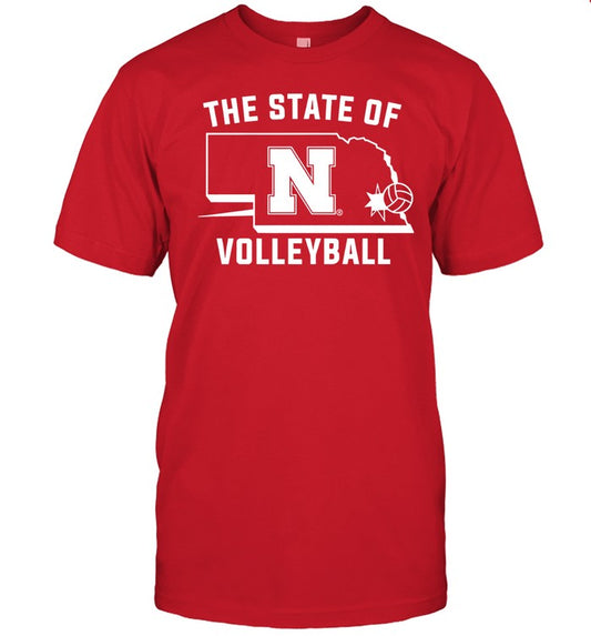 2024 Nebraska The State of Volleyball Shirt