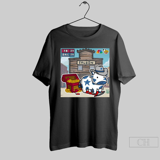 Tampa Bay Buccaneers Vs Dallas Cowboys 24 26 Victory Doodle Saloon Painting