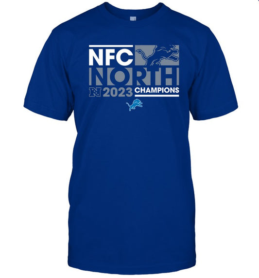 NFC North 2023 Champions Detroit Lions T-Shirt