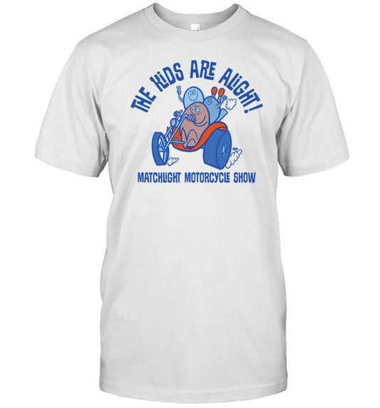 Fartco69 The Kids Are Alright Fartco Matchlight Motorcycle Show Shirt