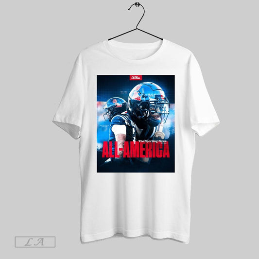 Poster Ole Miss Rebels Trenayvian Amos And Walter Nolen The Sporting News All America Honors T Shirt