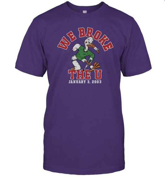 Dry Goods Eleven Warriors We Broke The U Tee